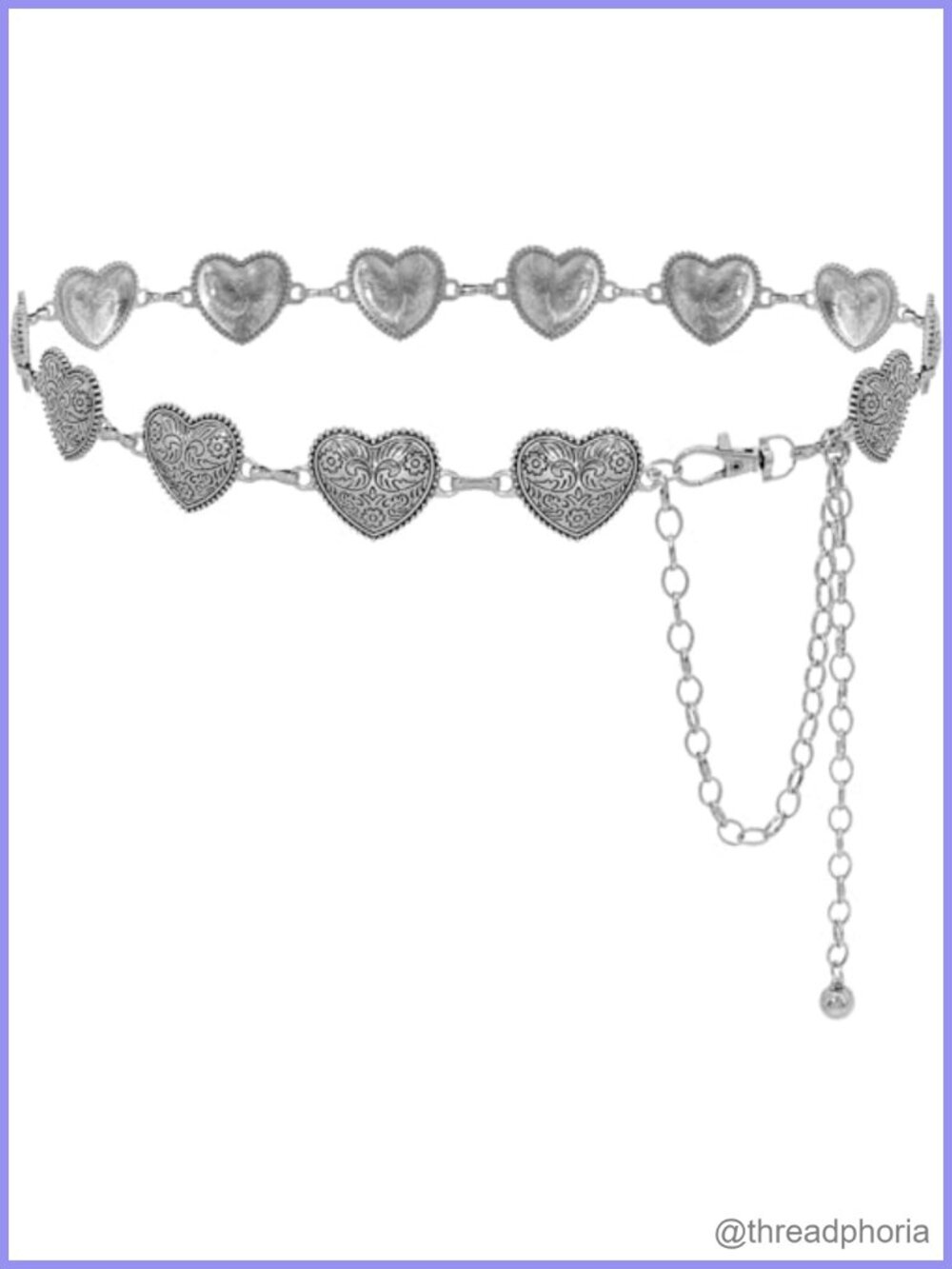 Western Cowgirl Waist Chain Metal Link Belly Chain Alloy Adjustable Belt
